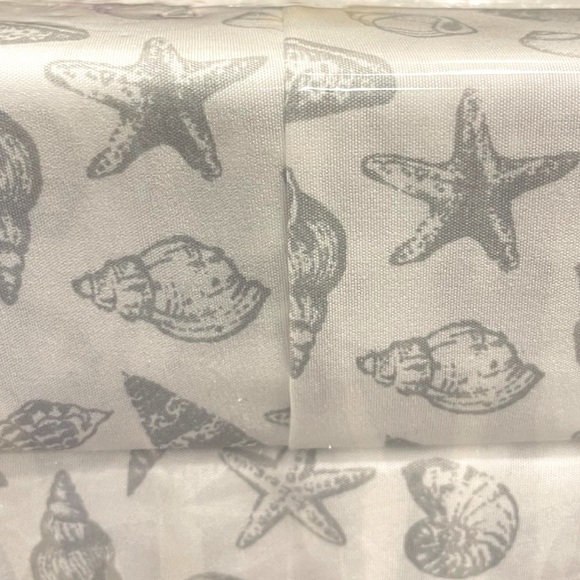 NIP Panama Jack Island Breeze Collection 6 PC Sheet KING Seashell Themed Set - Picture 4 of 5